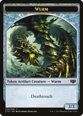 Wurm (Deathtouch) // Goat Double-sided Token (C14-32 // 3) - Commander 2014 Tokens