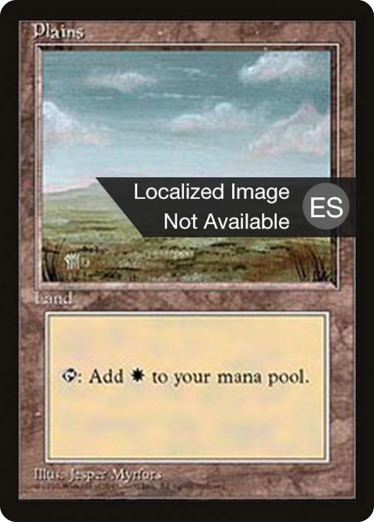 Plains (C) (4BB-186) - Fourth Edition Foreign Black Border