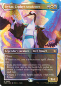 Kykar, Zephyr Awakener (Borderless) (Mana Foil) (FDN-409) - Foundations Foil