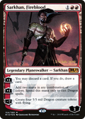 Sarkhan, Fireblood (PRE-154S) - Core Set 2019 Promos Foil