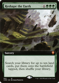 Reshape the Earth (Extended Art) (CMR-683) - Commander Legends: (Extended Art) Foil