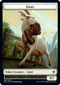 Goat // Food (017) Double-Sided Token (ELD-1 // 16) - Throne of Eldraine Foil