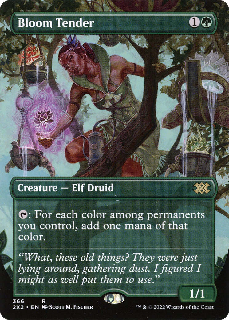 Bloom Tender (Borderless) (2X2-366) - Double Masters 2022