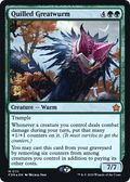 Quilled Greatwurm (PRE-111) - Foundations Promos Foil