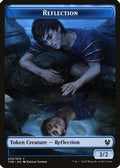 Reflection // Satyr Double-Sided Token (THB-5 // 9) - Theros Beyond Death Tokens Foil