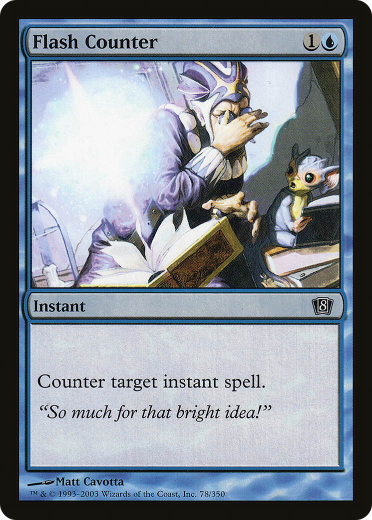 Flash Counter (8ED-078) - 8th Edition Foil