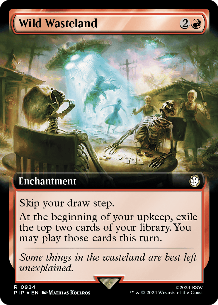 Wild Wasteland (Extended Art) (Surge Foil) (PIP-924) - Fallout: (Extended Art) Foil