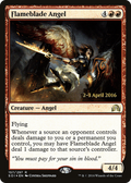 Flameblade Angel (PRE-157S) - Shadows over Innistrad Promos Foil