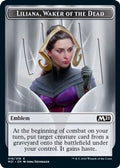 Emblem - Liliana, Waker of the Dead (M21-018) - Core Set 2021