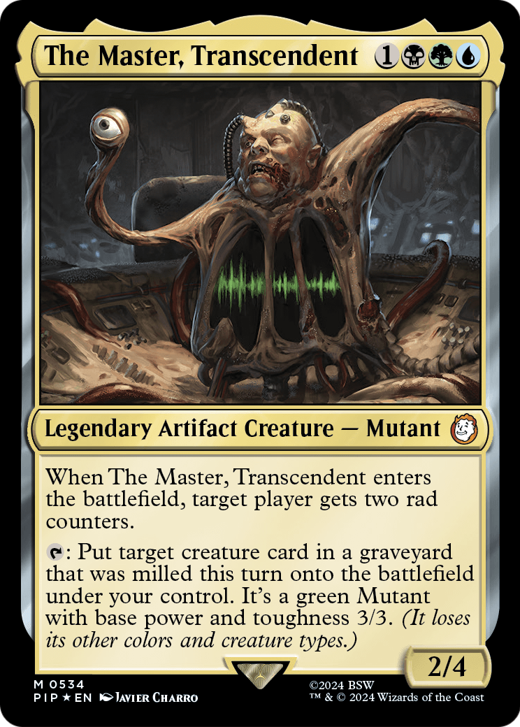The Master, Transcendent (Surge Foil) (PIP-534) - Fallout Foil