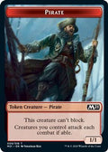 Pirate // Treasure Double-sided Token (M21-009) - Core Set 2021 Foil