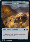 Treasure // Zombie Double-sided Token (M21-015) - Core Set 2021 Foil