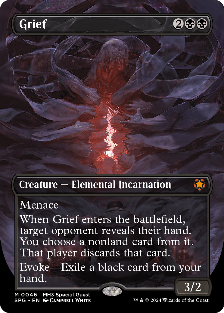 Grief (Borderless) (SPG-046) - Special Guests Foil