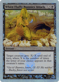 When Fluffy Bunnies Attack (Alternate Foil) (UNH-067) - Unhinged Foil