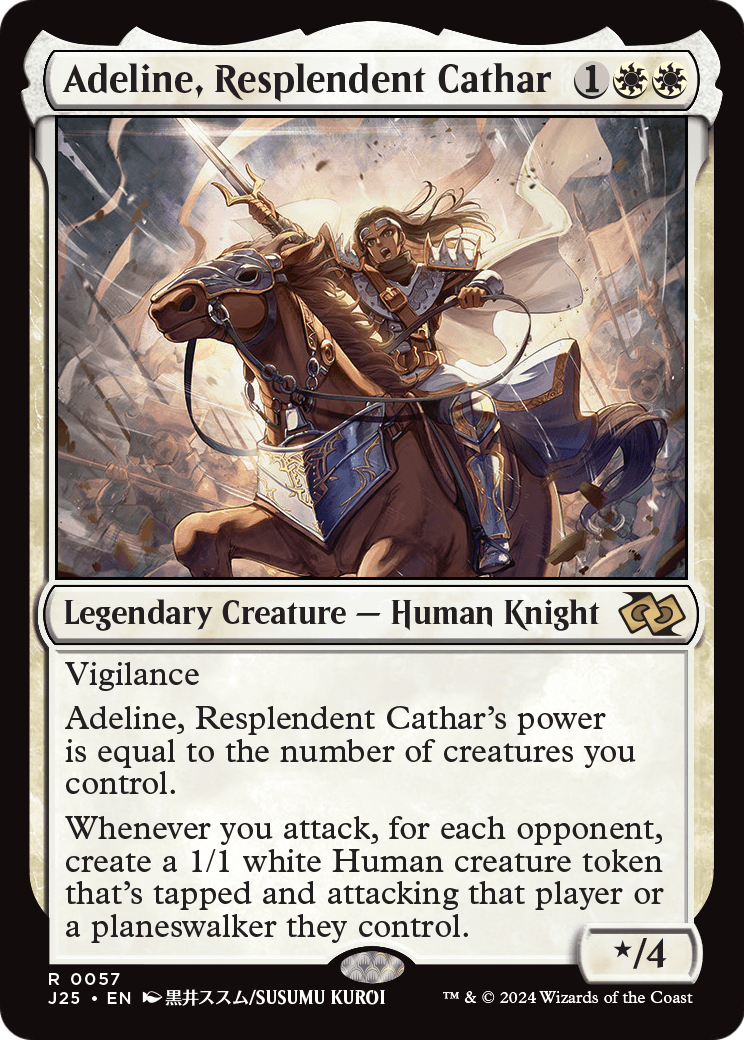 Adeline, Resplendent Cathar (Anime) (J25-057) - Foundations Jumpstart