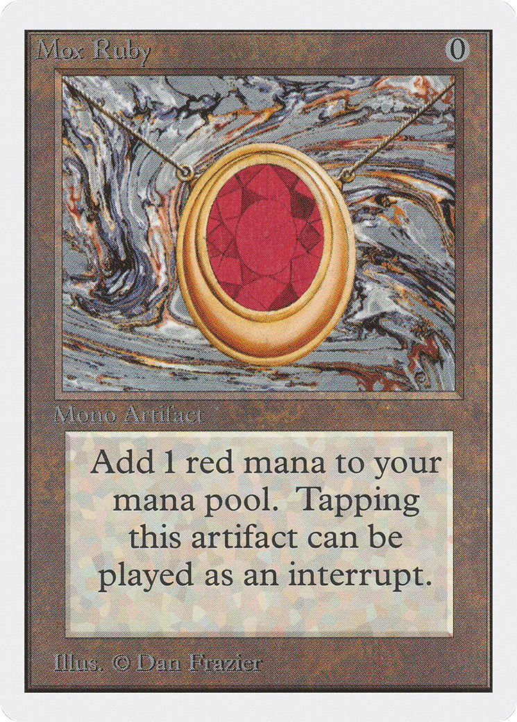 Mox Ruby (2ED-) - Unlimited Edition