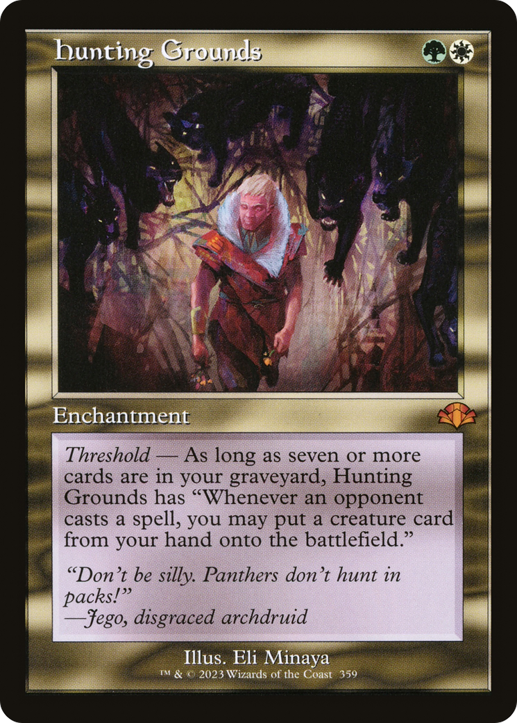 Hunting Grounds (Retro Frame) (DMR-359) - Dominaria Remastered