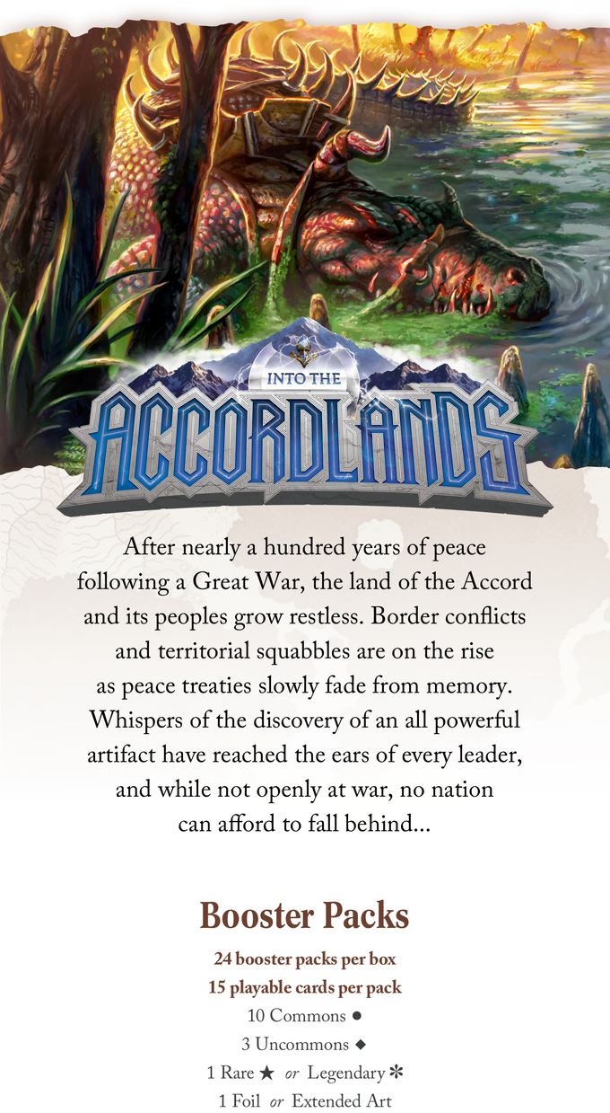 Warlord TCG: Into the Accordlands Booster Box