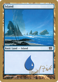 Island (336) - 2003 Daniel Zink (8ED) (WCD-) - World Championship Decks 2003