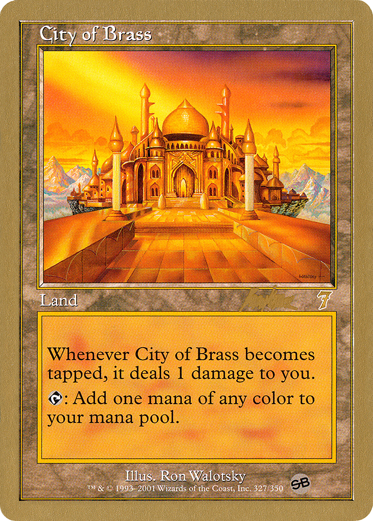 City of Brass - 2002 Brian Kibler (7ED) (SB) (WCD-) - World Championship Decks 2002
