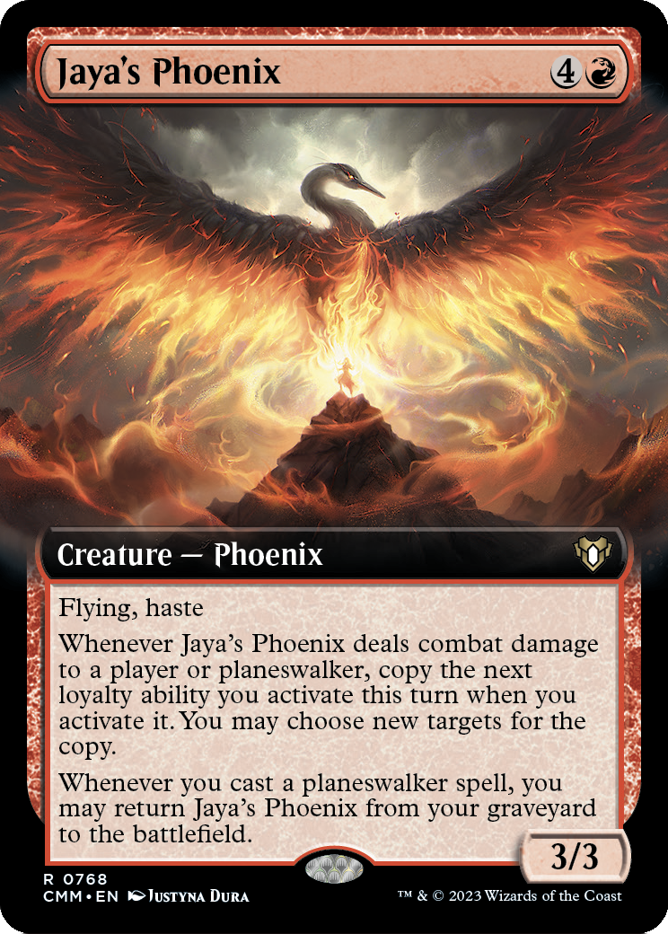Jaya's Phoenix (Extended Art) (CMM-768) - Commander Masters: (Extended Art)