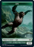 Ape // Elemental Double-sided Token (2XM-12 // 20) - Double Masters Foil