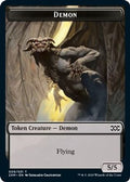 Demon // Marit Lage Double-Sided Token (2XM-9 // 11) - Double Masters Foil