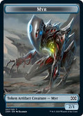 Myr (007) // Elf Warrior Double-Sided Token (2XM-7 // 21) - Double Masters Foil