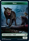 Wolf // Wurm (030) Double-Sided Token (2XM-19 // 30) - Double Masters Foil