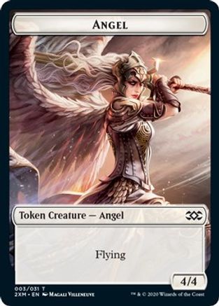 Angel // Ape Double-Sided Token (2XM-3 // 12) - Double Masters Foil