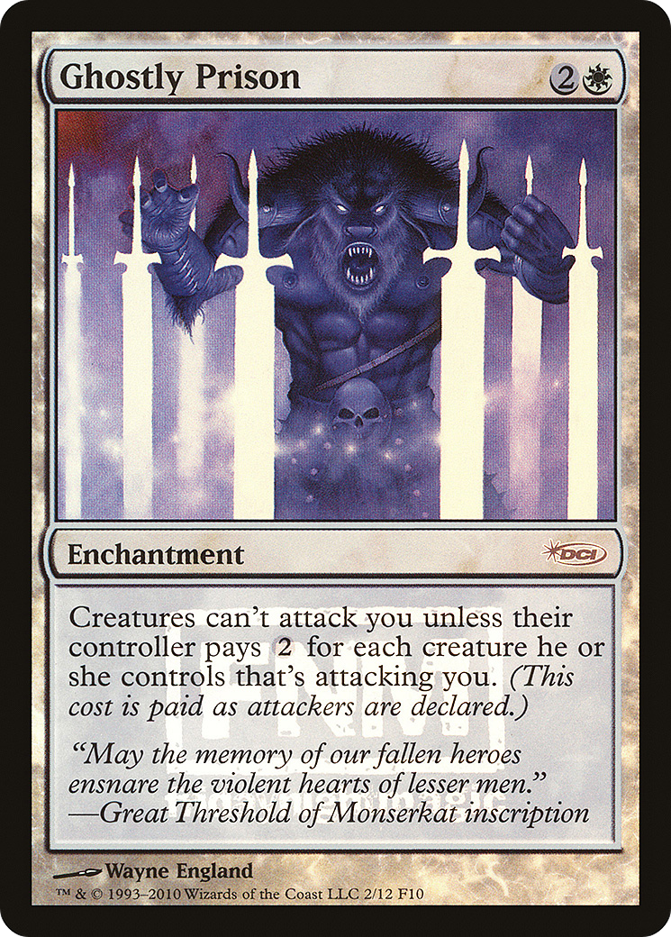 Ghostly Prison (FNM-002) - Friday Night Magic 2010 Foil