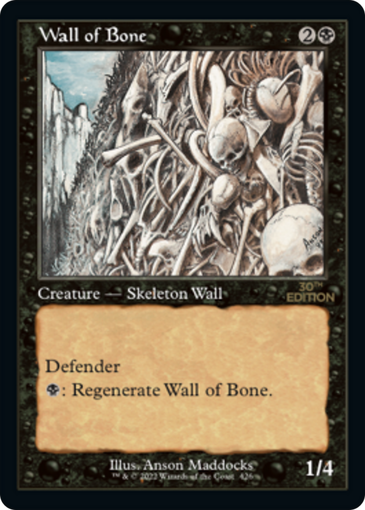Wall of Bone (Retro Frame) (30A-426) - 30th Anniversary Edition