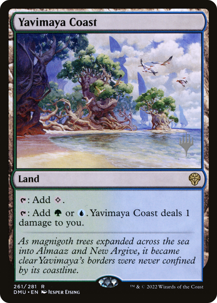 Yavimaya Coast (PPDMU-261) - Dominaria United Promos