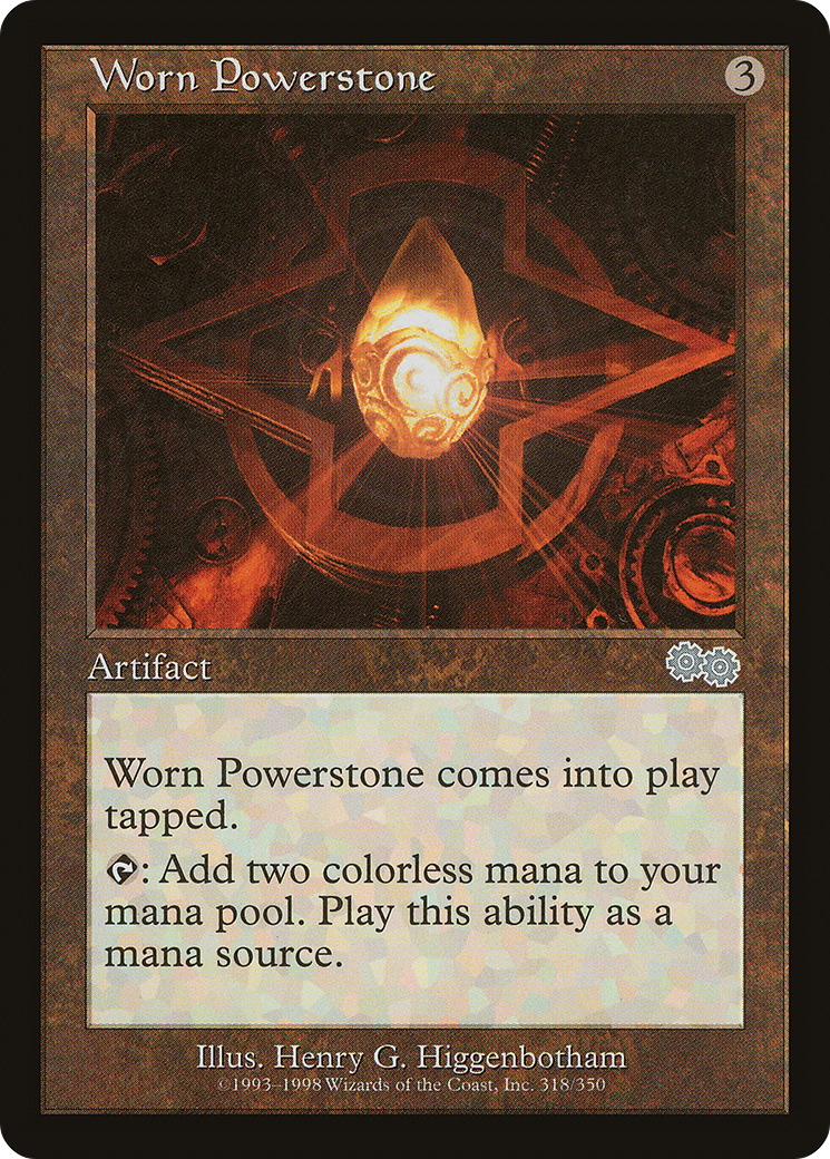 Worn Powerstone (USG-318) - Urza's Saga