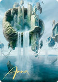 Island Art Card (11/81) (Gold-Stamped Signature) (ASZNR-011) - Art Series: Zendikar Rising