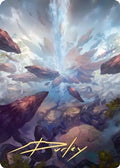 Prismatic Vista Art Card (Gold-Stamped Signature) (ASZNR-035) - Art Series: Zendikar Rising