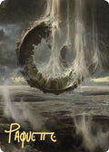 Wasteland Art Card (Gold-Stamped Signature) (ASZNR-036) - Art Series: Zendikar Rising