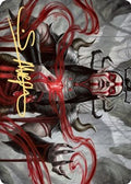 Malakir Blood-Priest Art Card (Gold-Stamped Signature) (ASZNR-056) - Art Series: Zendikar Rising