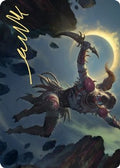 Nighthawk Scavenger Art Card (Gold-Stamped Signature) (ASZNR-058) - Art Series: Zendikar Rising