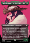 Selvala, Heart of the Wilds (Textured Foil) (CMM-1064) - Commander Masters (Borderless) Foil