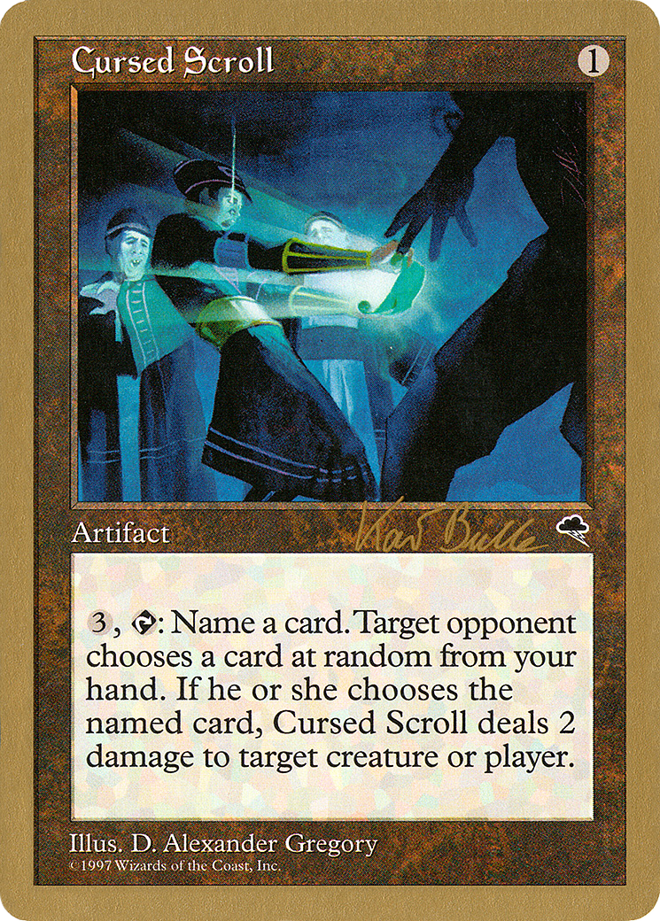 Cursed Scroll - 1999 Kai Budde (TMP) (WCD-) - World Championship Decks 1999