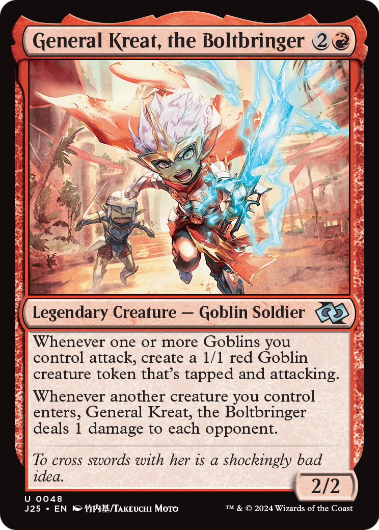 General Kreat, the Boltbringer (Anime) (J25-048) - Foundations Jumpstart