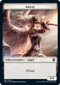 Angel // Elf Warrior Double-Sided Token (CMR-1 // 8) - Commander Legends Foil