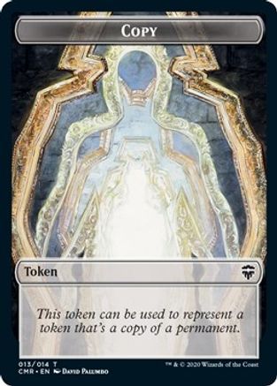 Copy // Treasure Double-Sided Token (CMR-13 // 12) - Commander Legends Foil