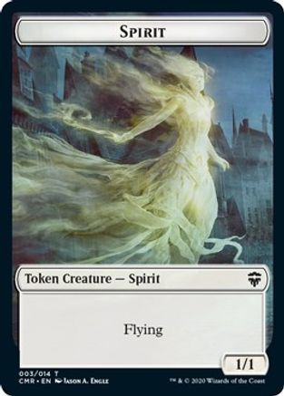 Spirit // Thrull Double-Sided Token (CMR-3 // 5) - Commander Legends Foil