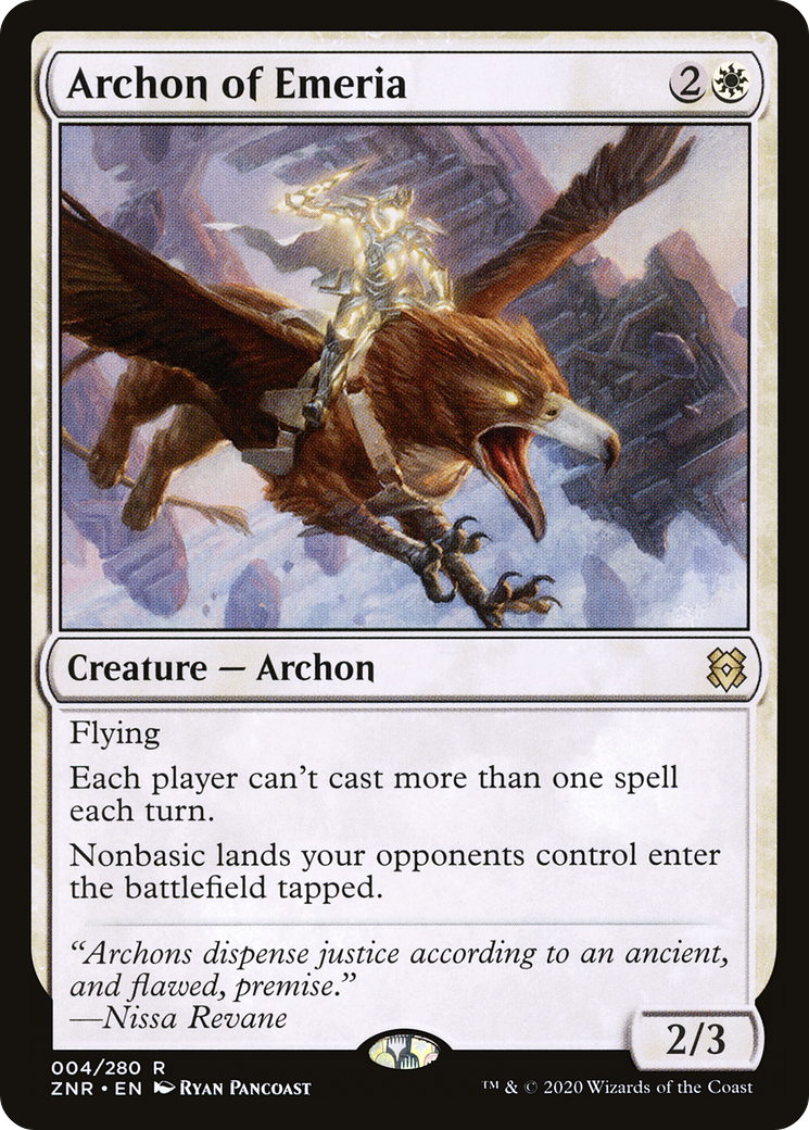 Archon of Emeria (ZNR-004) - Zendikar Rising Foil