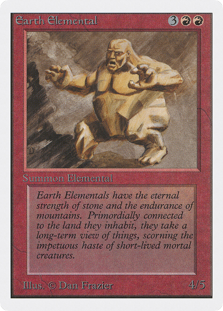 Earth Elemental (2ED-) - Unlimited Edition