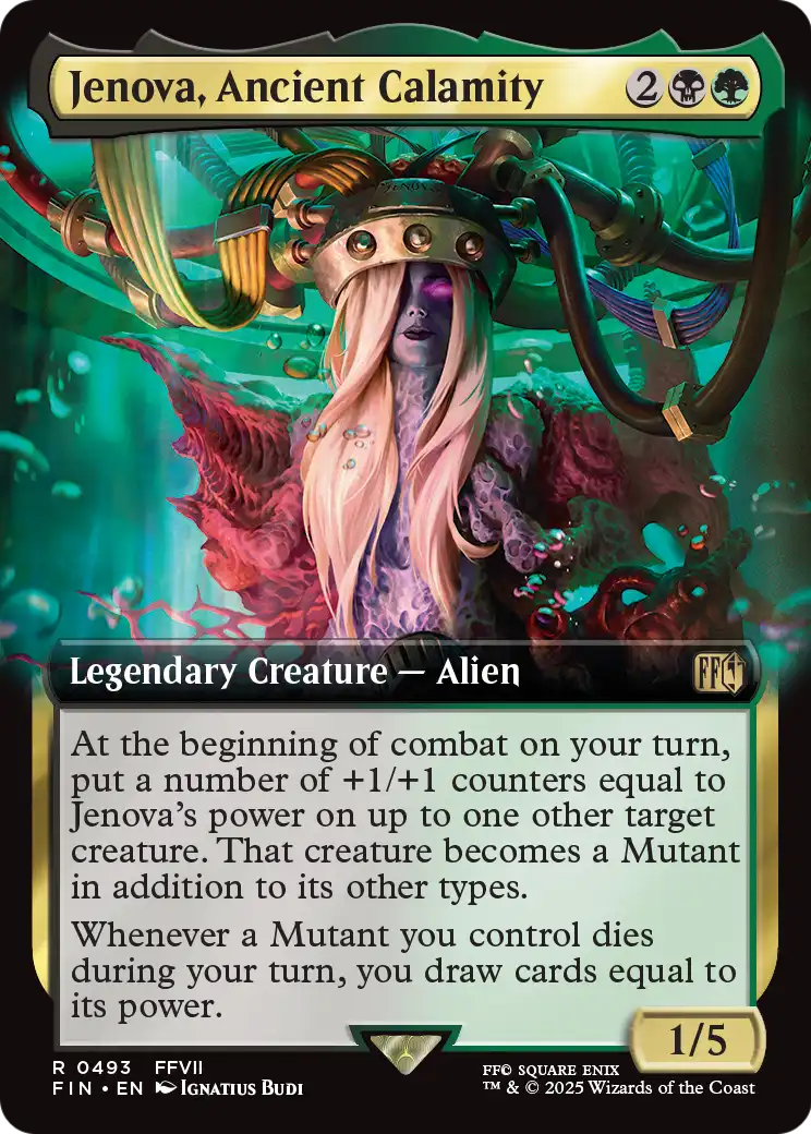 Jenova, Ancient Calamity (Extended Art) (FIN-493) - FINAL FANTASY: (Extended Art) Foil