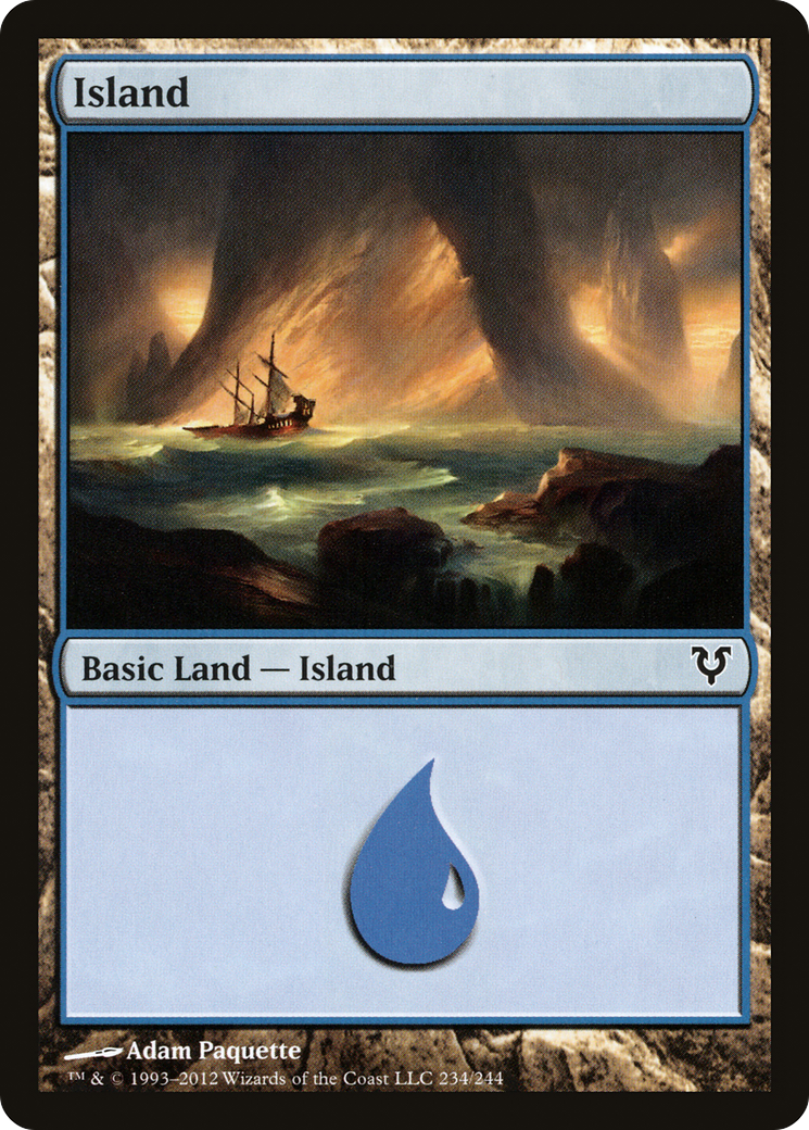 Island (234) (AVR-234) - Avacyn Restored
