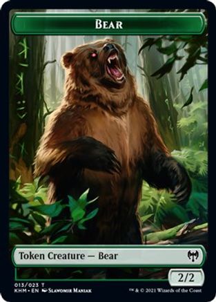Bear Token (KHM-013) - Kaldheim